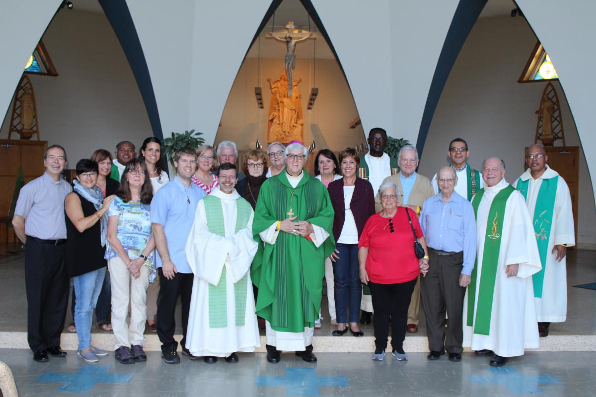 Les participants à la retraite diocésaine 2017
